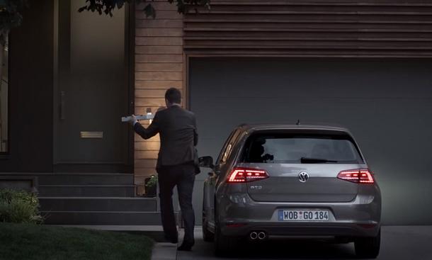 Werbung VW Golf GTD 2013: Pizza holen
