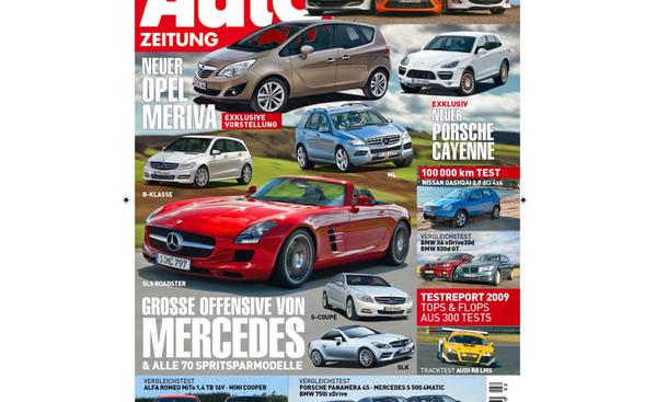 AUTO ZEITUNG Heft 02/2010 - TITEL: AUTO ZEITUNG Heft 02/2010Exklusive Vorstellung: Neuer Opel Meriva. Große Offensive von Mercedes & alle 70 Spritsparmodelle, Exklusiv: Neuer Porsche Cayenne. 100 000 km im Test: Nissan Qashqai 2.0 dCi 4x4, Vergleichstest: AUTO ZEITUNG Heft 02/2010