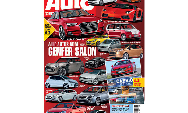 AUTO ZEITUNG Heft 06/2011 - AUTO ZEITUNG Heft 06/2011 Alle Autos vom Genfer Salon: Aston Martin Virage, Skoda Octavia Studie, Audi A3 Concept, Lamborghini Aventador, VW-Bulli-Comeback, VW Van, Ford B-Max und viele weitere. Außerdem: Vergleichstest zwische AUTO ZEITUNG Heft 06/2011