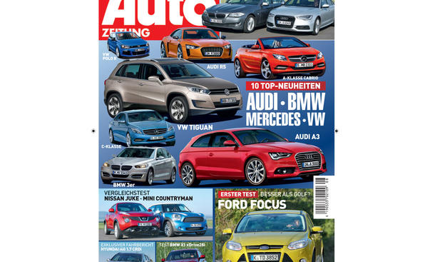 AUTO ZEITUNG Heft 08/2011 - AUTO ZEITUNG Heft 08/2011In der aktuellen Ausgabe der AUTO ZEITUNG: Zehn deutsche Neuheiten, neuer Audi A6 im ersten Vergleichstest, erster Test des neuen Ford Focus, Fahrberichte von Hyundai i40 und Veloster sowie dem neuen Fe AUTO ZEITUNG Heft 08/2011