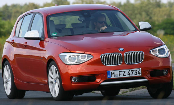 BMW 120d - BMW hat mit dem neuen Einser einen starken Gegner für den Golf parat Der BMW 120d ist ein starker Gegner für den Golf