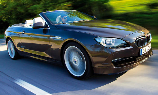 Alpina B6 Biturbo Cabrio - 540 PS leistet der V8 des Alpina B6 Biturbo Cabrio, so geht es in 4,4 Sekunden von 0 auf 100 km/h. Die Preise beginnen bei 130.800 Euro Alpina B6 Biturbo Cabrio 2012