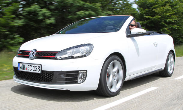 VW Golf GTI Cabriolet - Wo GTI draufsteht, ist enorm viel Spaß drin. Das gilt ohne Einschränkung auch für das Cabrio VW Golf GTI Cabriolet - Handling