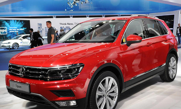 VW Tiguan 2016 - Der neue VW Tiguan gehört zu den absoluten Highlights der IAA 2015 (17. bis 27. September) in Frankfurt. 2016 VW Tiguan IAA 2015 Kompakt-SUV MQB Livebilder