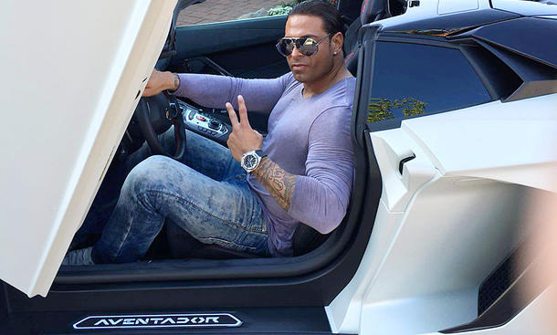 Tim Wiese Lamborghini Aventador Tim Wiese Lamborghini Aventador
