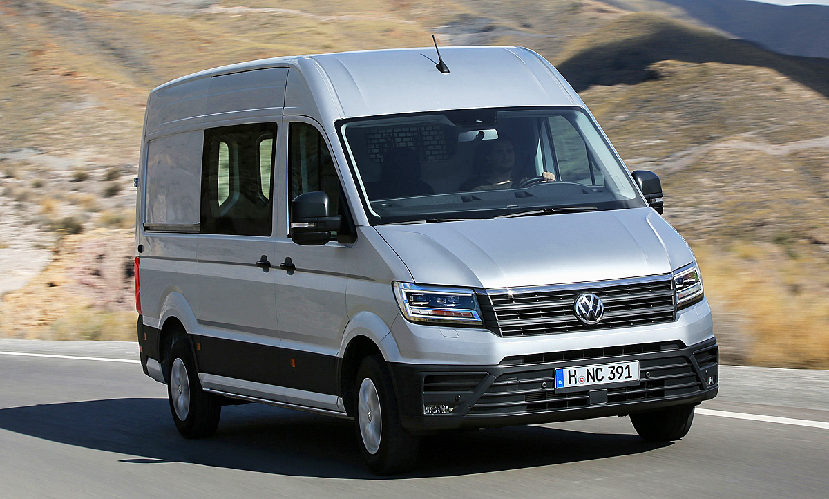 Neuer VW Crafter (2016): Erste Testfahrt