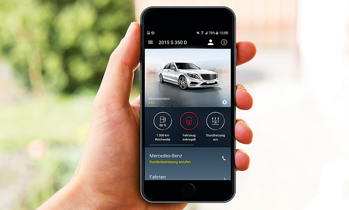 Auto-Apps: Mercedes me/Audi MMI connect/VW Car-Net/BMW connected