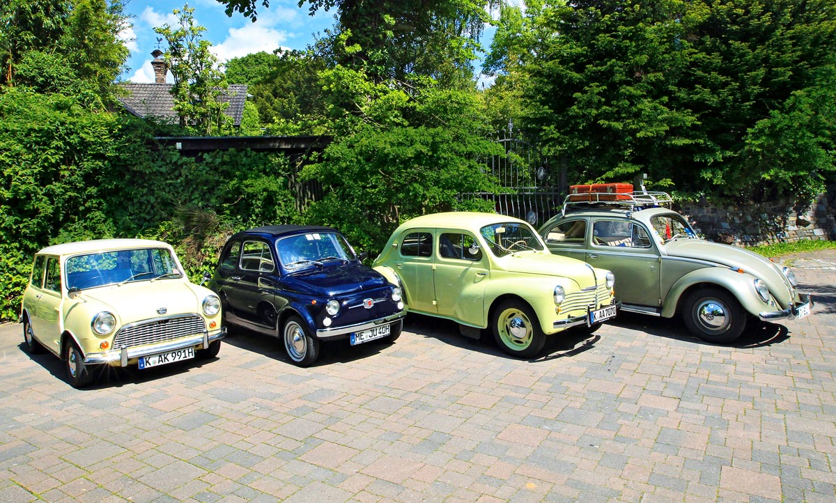 Mini/500/4 CV/Käfer: Classic Cars
