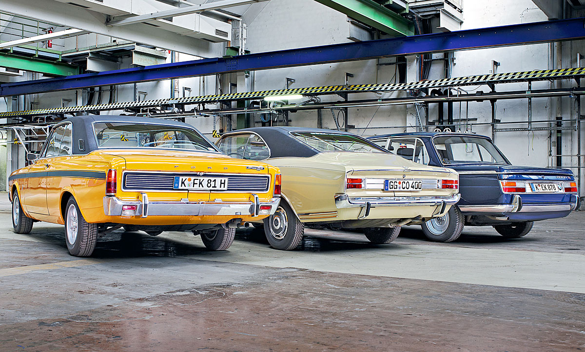 Commodore 2500, 17M RS & 2000 tii: Triell의 젊은 재능