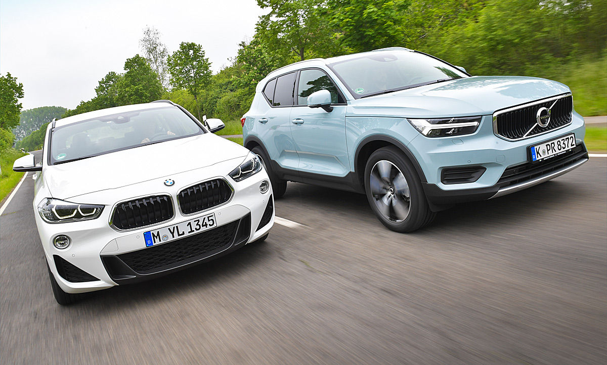 Bmw X2 Sdrive18d Volvo Xc40 D3 Vergleichstest Autozeitung De