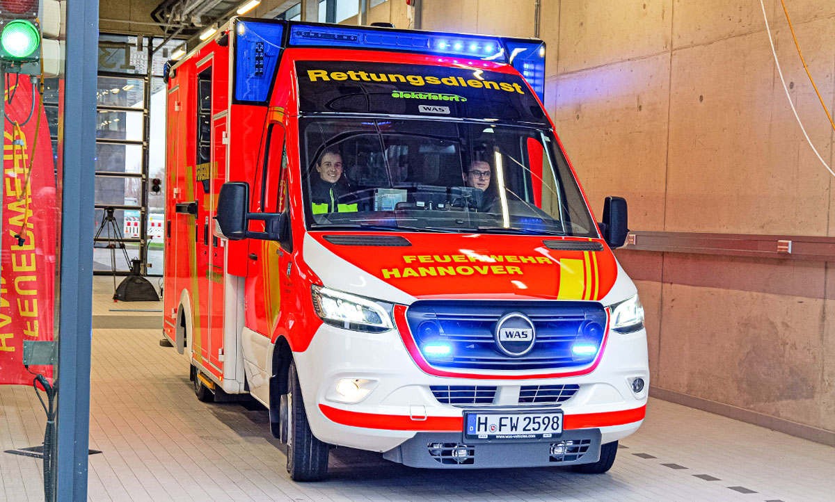 E-Krankenwagen für den Landkreis Dahme-Spreewald