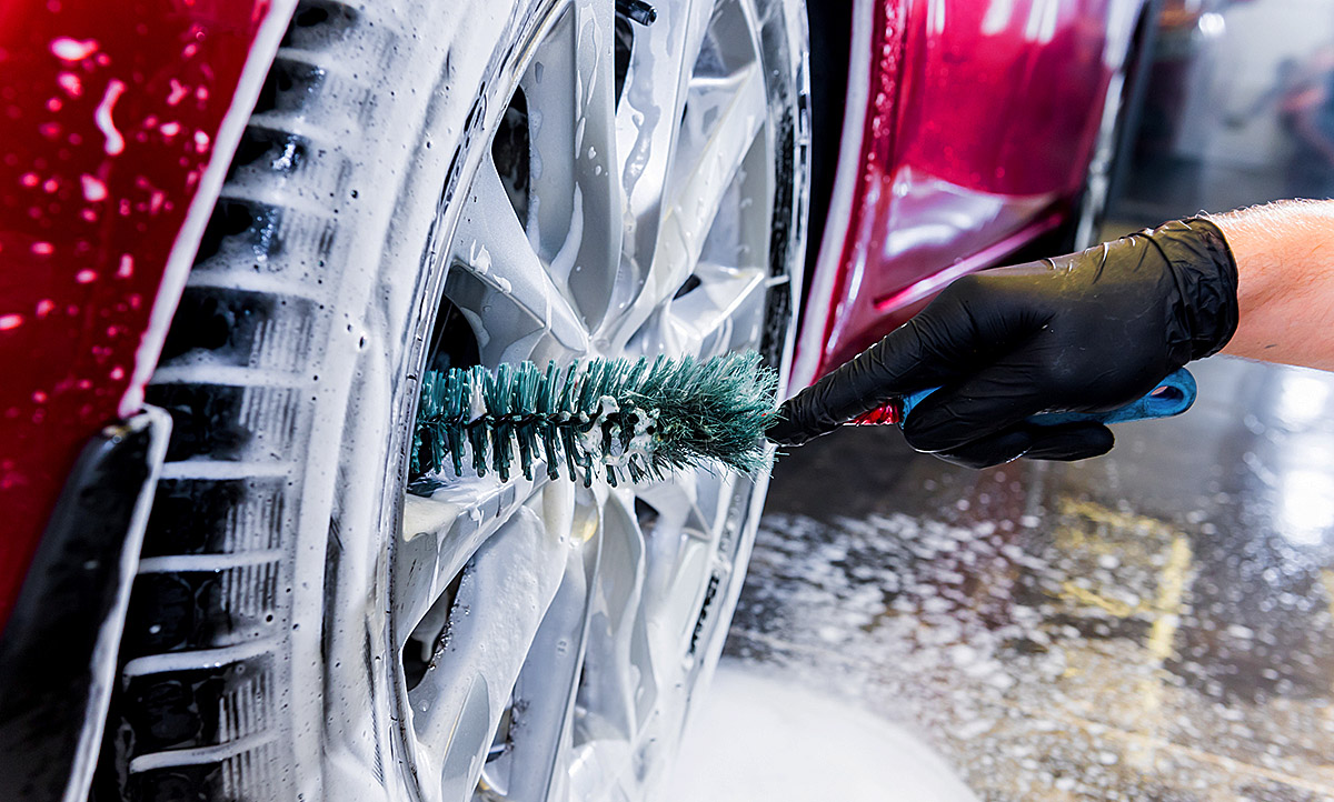 Auto reinigung Auto-Rad bürste Fahrzeug-Reifen-Reinigungs bürste Auto