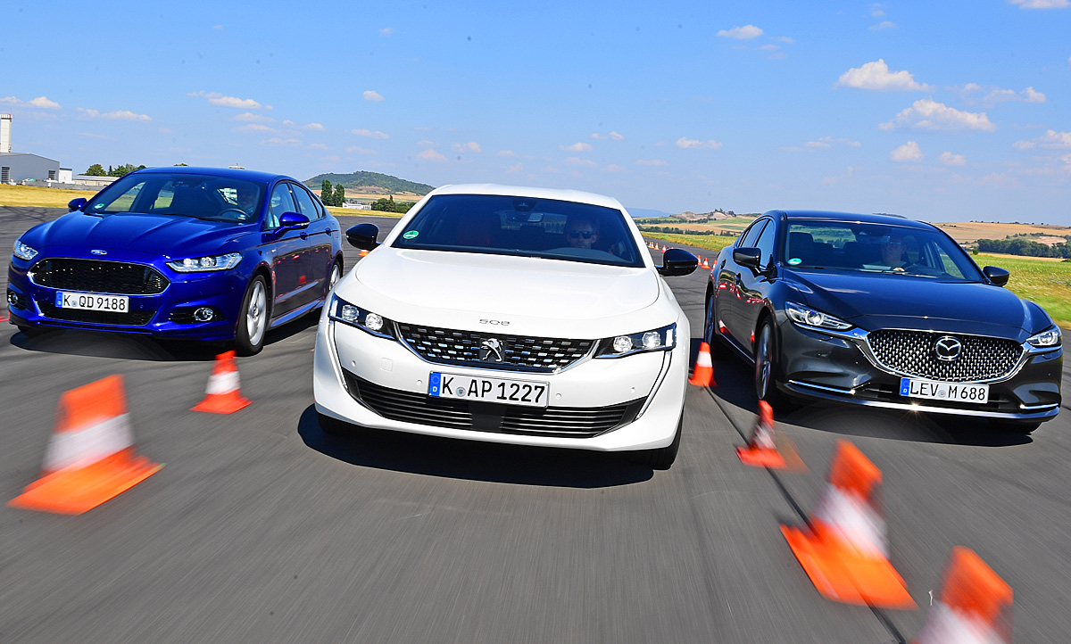 Ford Mondeo Mazda 6 Peugeot 508 Test Autozeitung De
