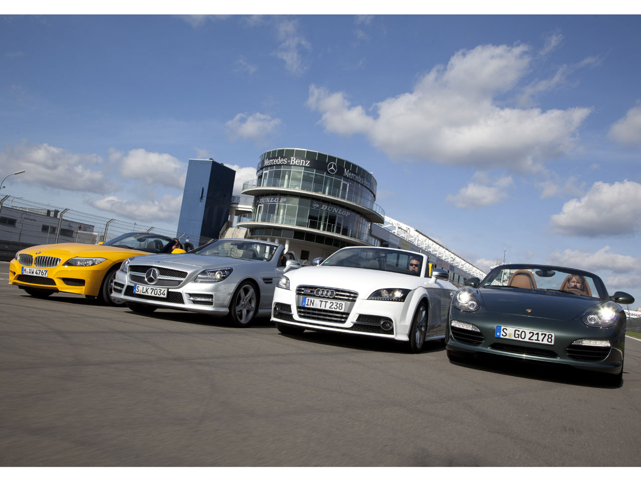 Roadster Slk Z4 Tts Boxster S Im Vergleichstest Autozeitung De