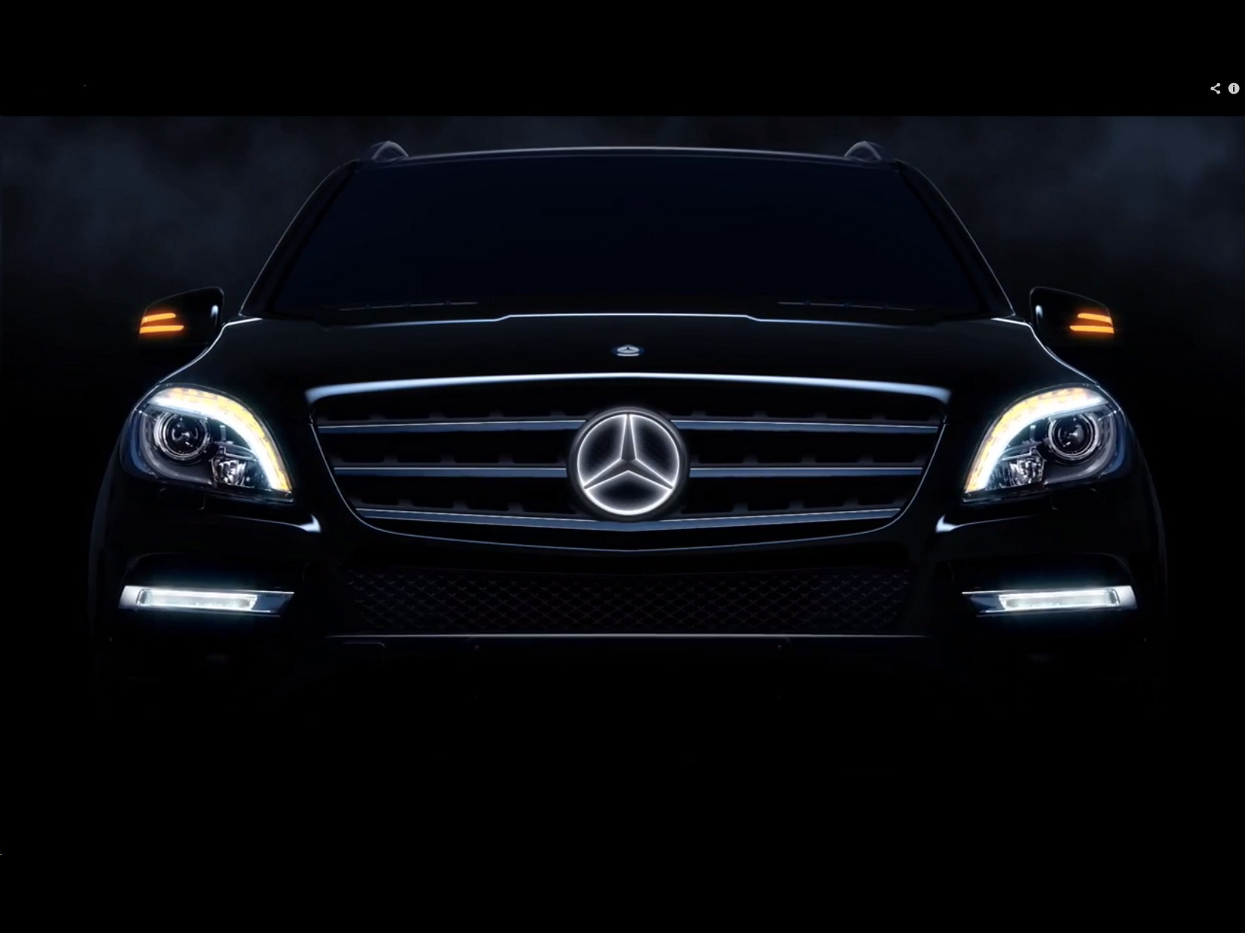 Beleuchteter Mercedes-Stern: Video