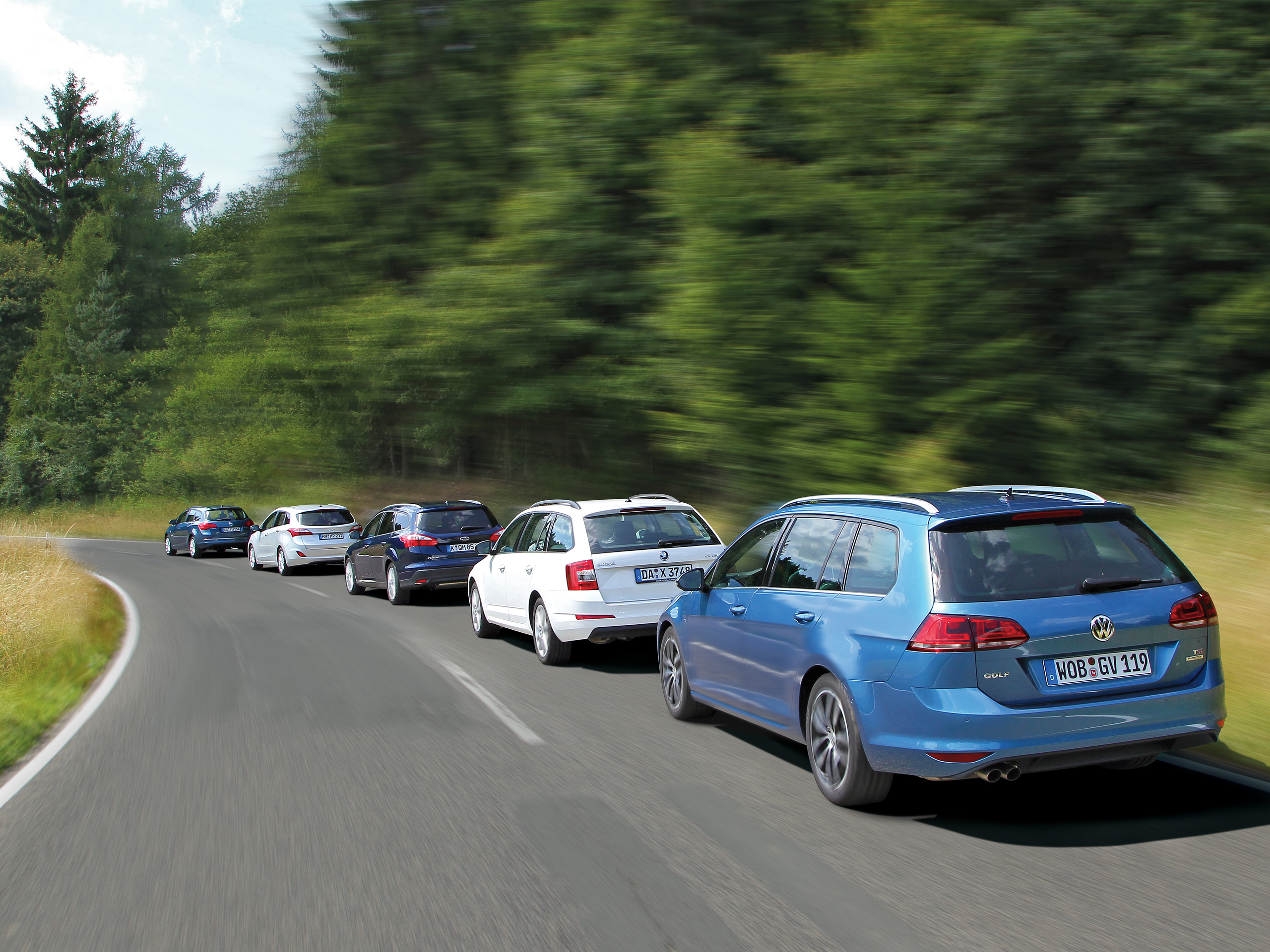 Vw Golf Variant 13 Im Vergleichstest Der Kompakten Kombis
