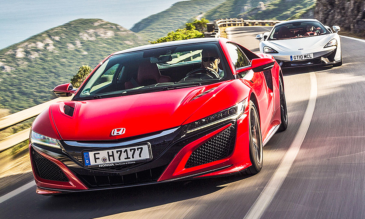 Honda Nsx Mclaren 570gt Test Autozeitung De