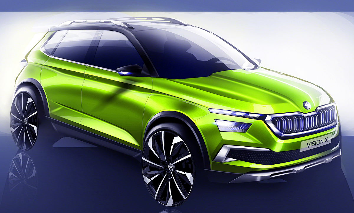 Skoda Vision X 2018 Erste Informationen Update Autozeitung De