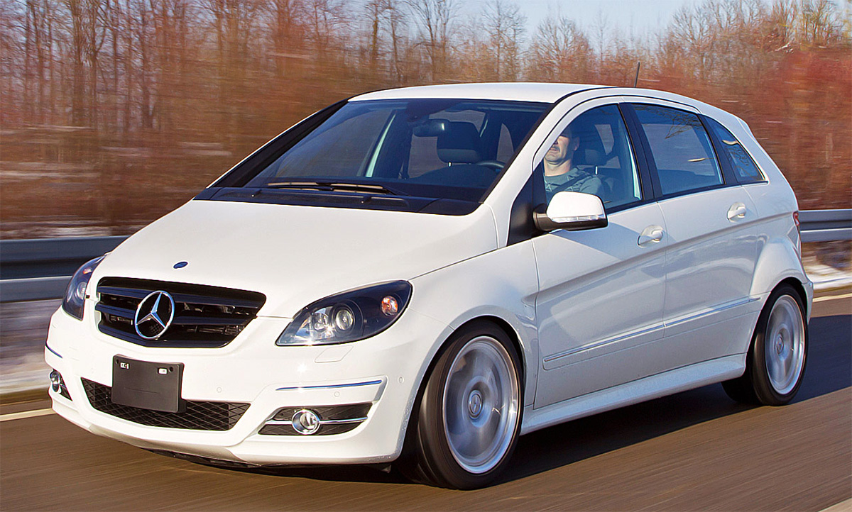 Mercedes B55 AMG Einzelstück mit V8 autozeitung.de