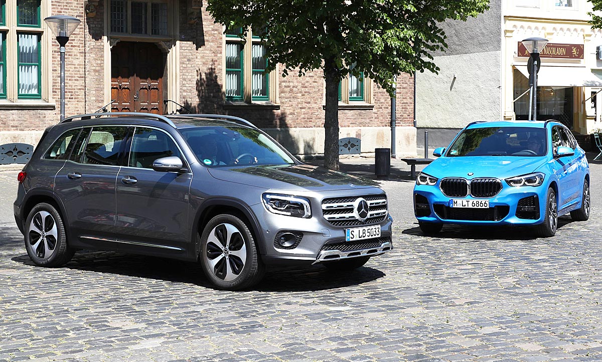 BMW X1/Mercedes GLB Vergleichstest autozeitung.de