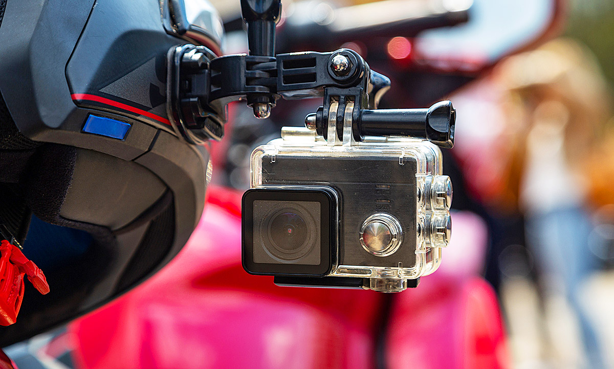 Motorradkamera – Duale Fahrrad-Dashcam (vorne + hinten) mit Full