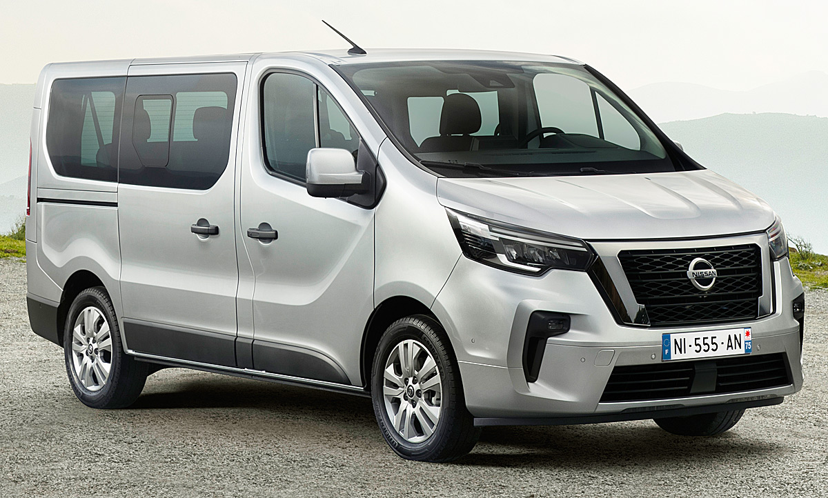 Nissan NV300 Combi Facelift (2021) Maße autozeitung.de