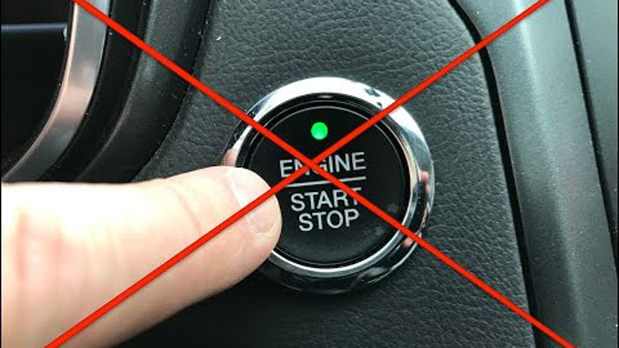 Start-Stopp-Knopf bei Fahrt drücken: Video