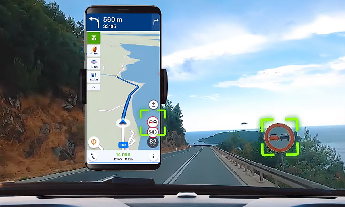 Navi-App Sygic: Verkehrszeichenerkennung