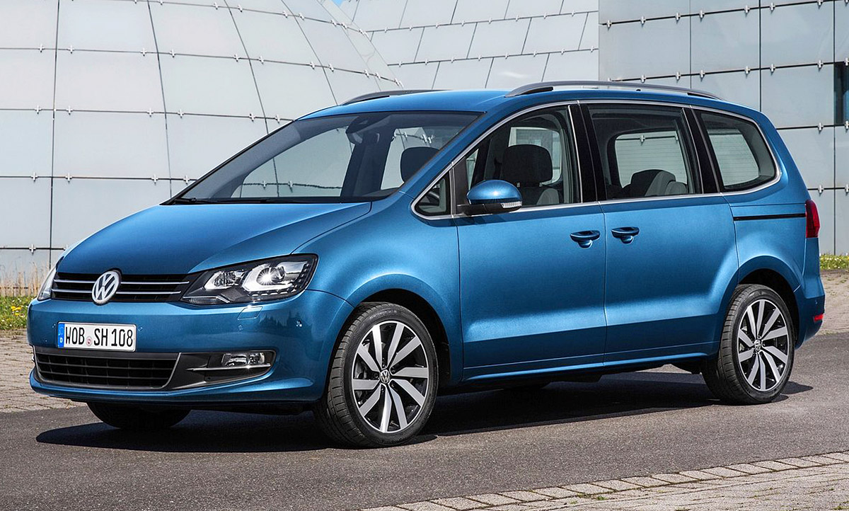 VW Sharan Facelift (2015): Innenraum & Maße