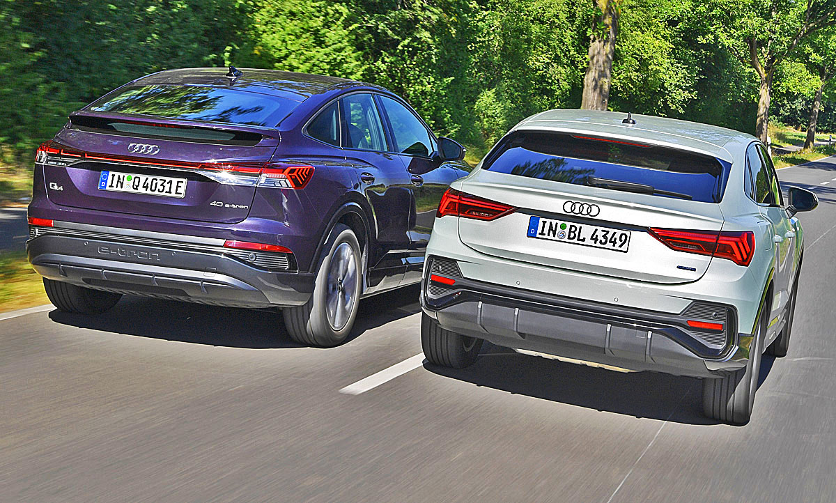 Audi Q3/Audi Q4 e-tron: Vergleich