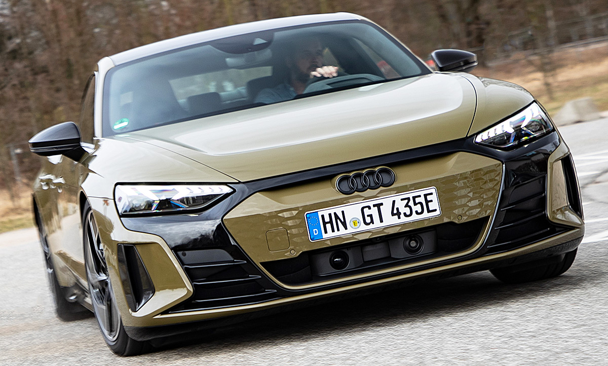 Neuer Audi Rs E Tron Gt 2021 Erste Testfahrt Autozeitung De