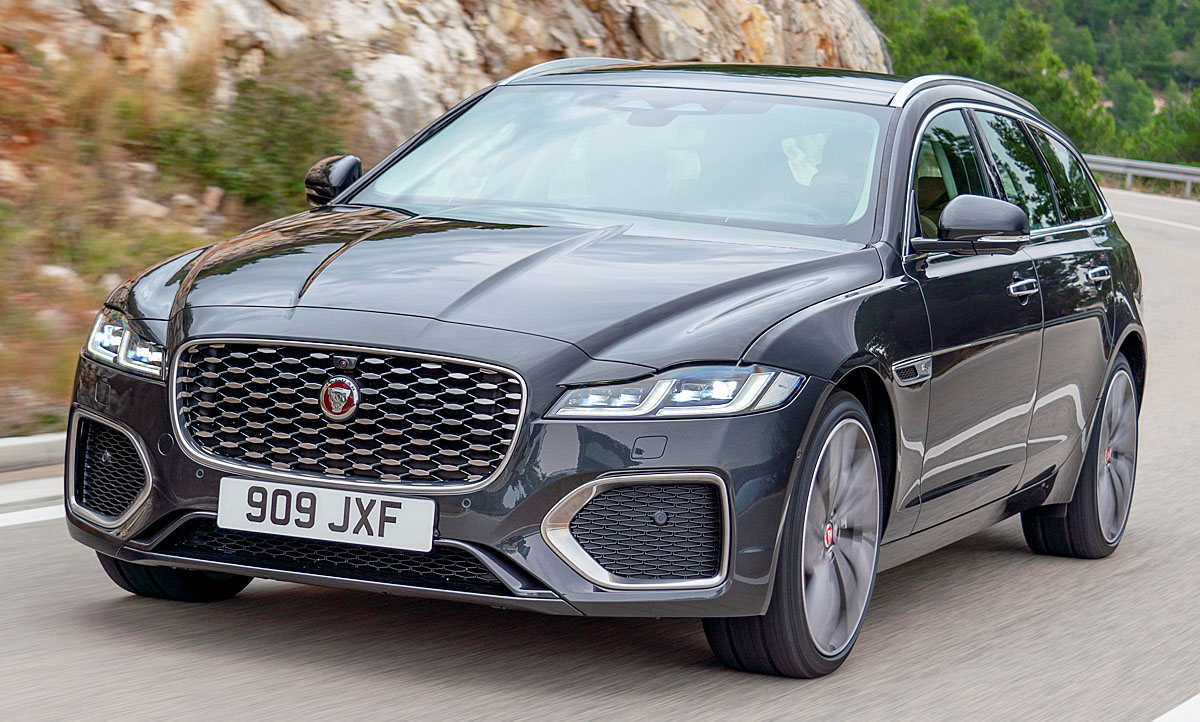 Jaguar XF Sportbrake Facelift (2021) Testfahrt autozeitung.de