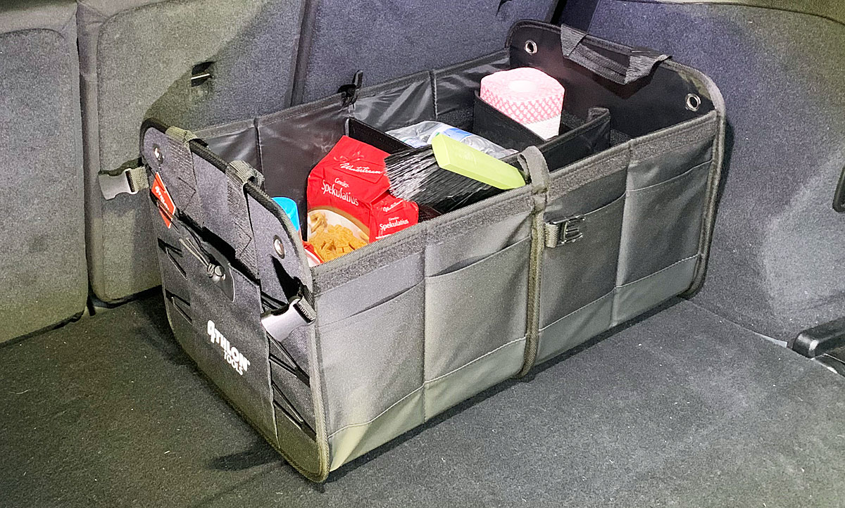 Kofferraumtasche Kofferraum-Organizer mit Deckel Auto Kofferraum Organizer 