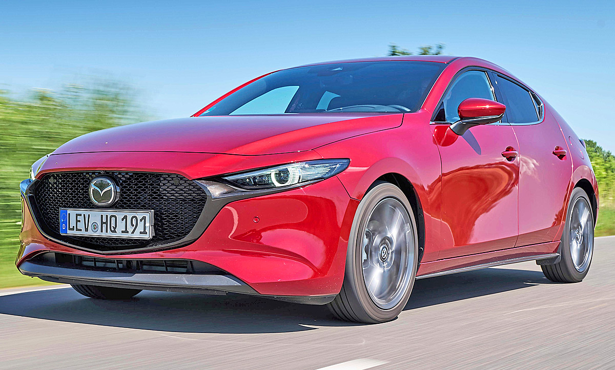 Mazda3 SkyactivG 2.0 M Hybrid 150 Test autozeitung.de