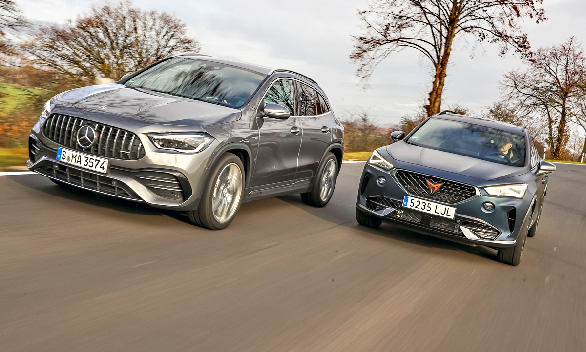 Formentor 2 0 Amg Gla 35 Vergleichstest Autozeitung De