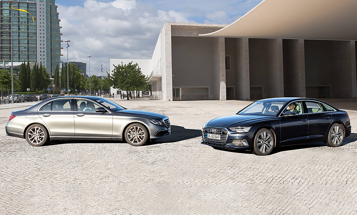 Audi A6 40 Tdi Mercedes E 2d Vergleichstest Autozeitung De