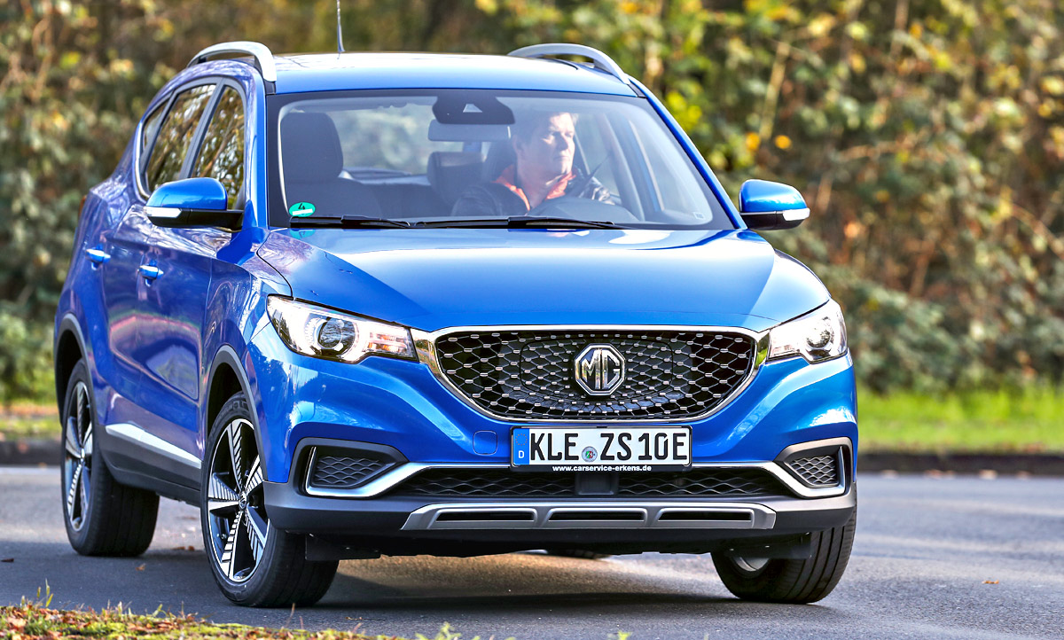 MG ZS EV Test autozeitung.de