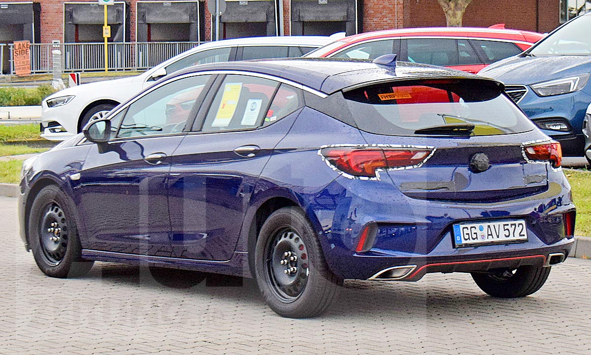 Opel astra gewicht