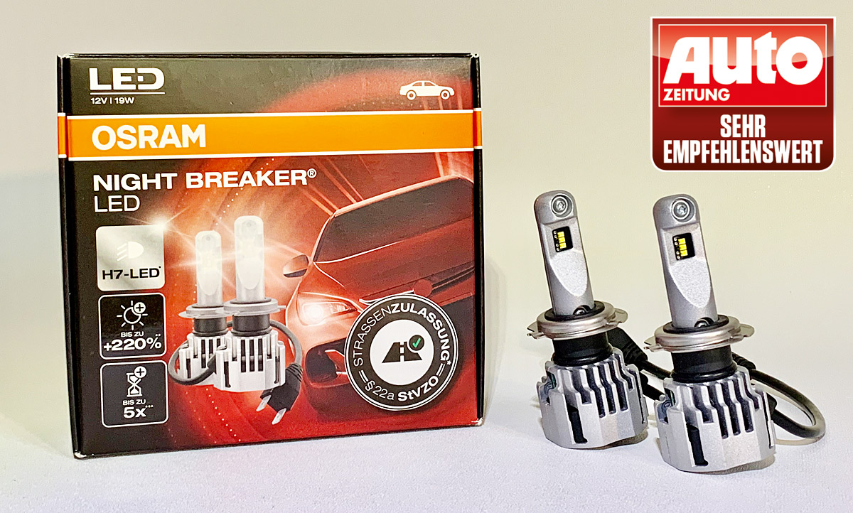 OSRAM Night Breaker H7-LED im ADAC-Test: So schneidet die H7-LED-Nachrüstung  ab - Tuning - VAU-MAX - Das kostenlose Performance-Magazin