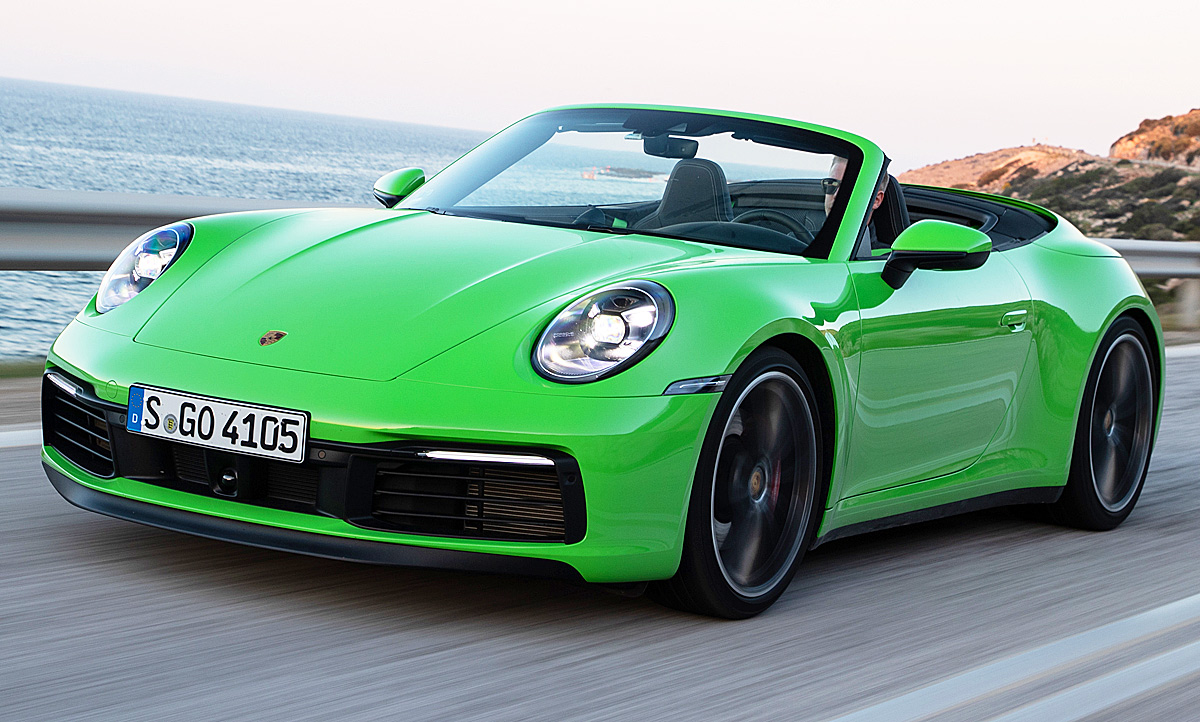 Neues Porsche 911 Cabrio (2019): Erste Testfahrt ...
