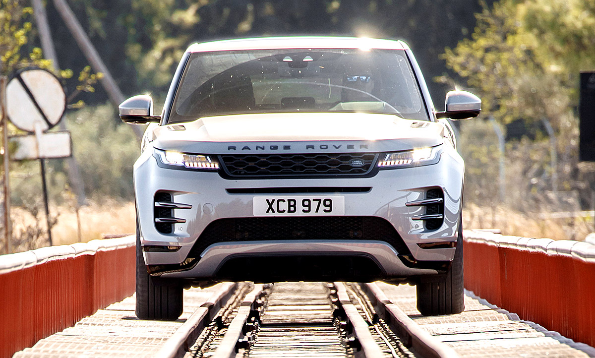 Neuer Range Rover Evoque 2019 Erste Testfahrt