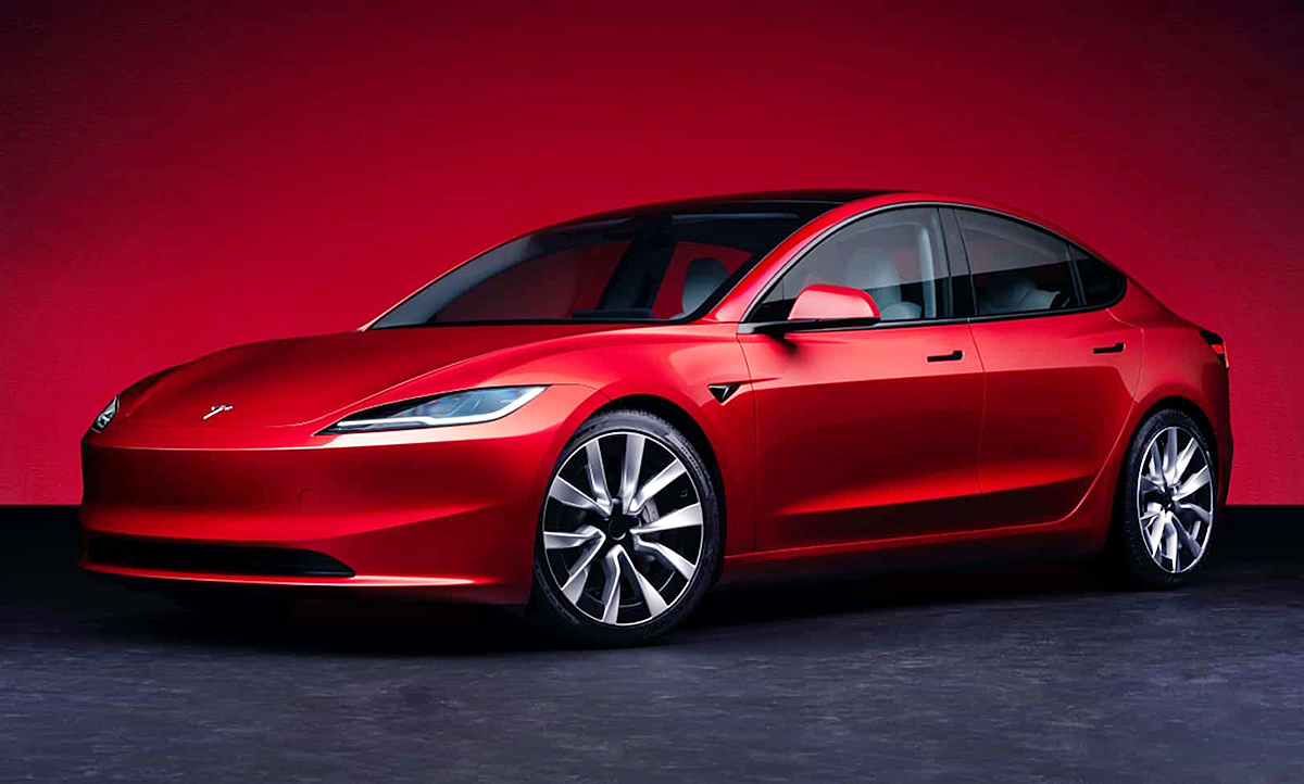 Wieder ein Bestseller?: Tesla Model 3 Facelift - kaum zu erkennen 
