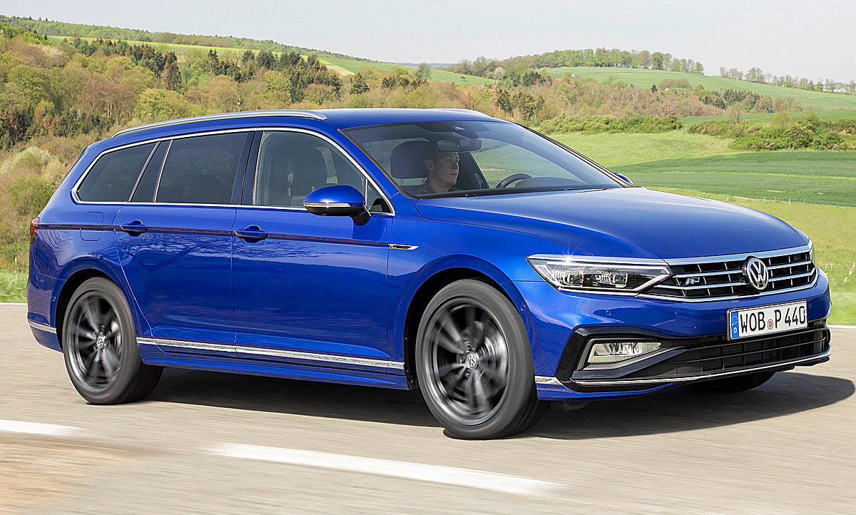 Neues Vw Passat Facelift 2019 Erste Testfahrt