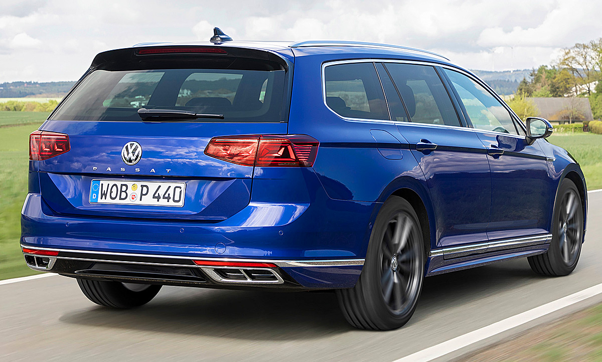 Neues Vw Passat Facelift 2019 Erste Testfahrt