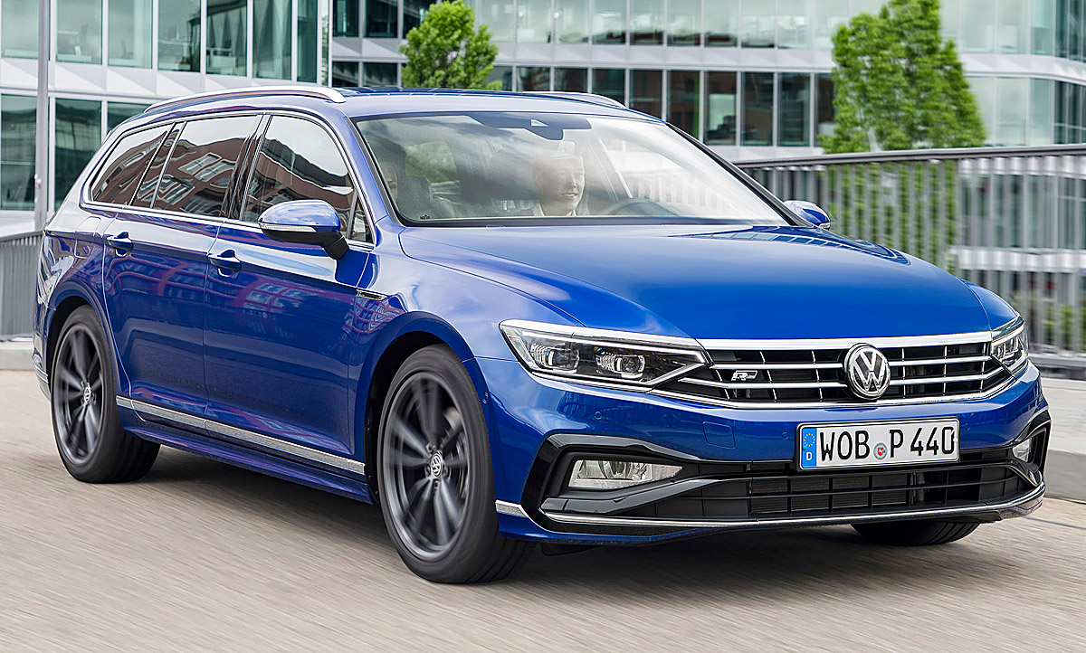 Neues Vw Passat Facelift 2019 Erste Testfahrt