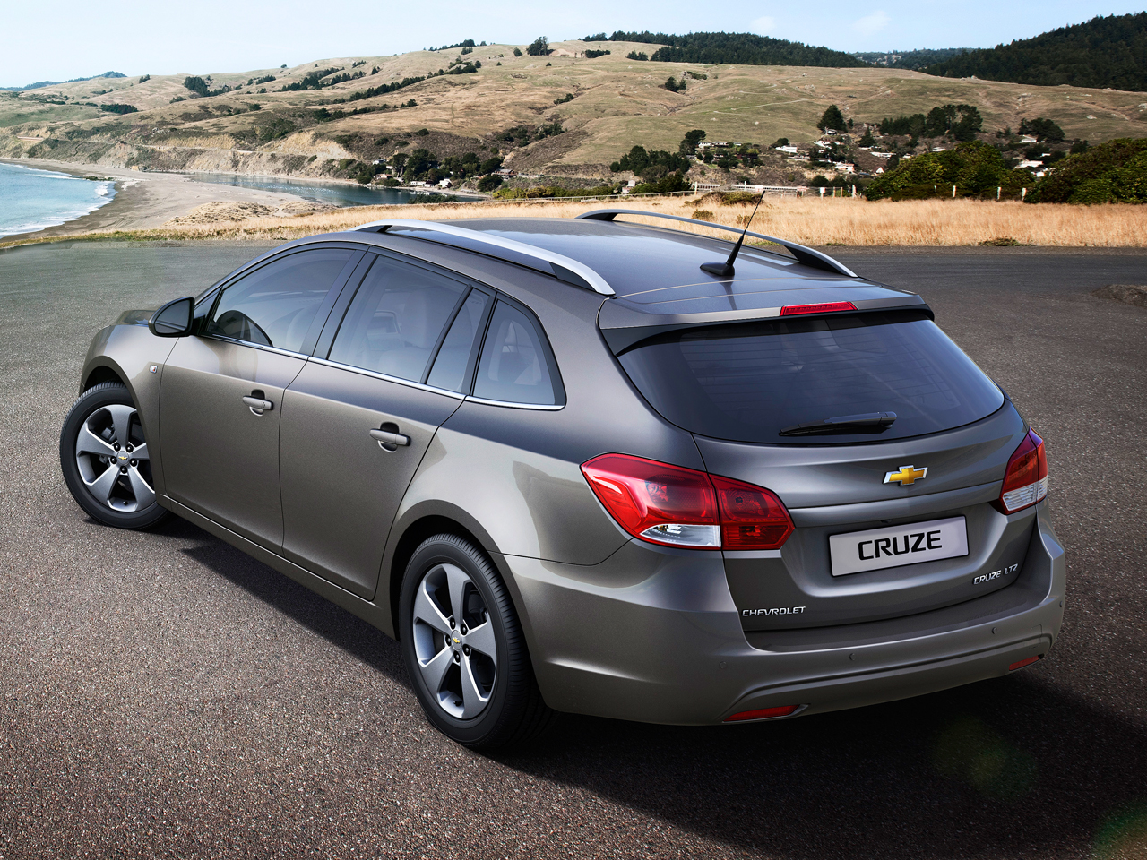 Chevrolet Cruze Sw Kombi Steht Auf Auto Salon Genf 2012
