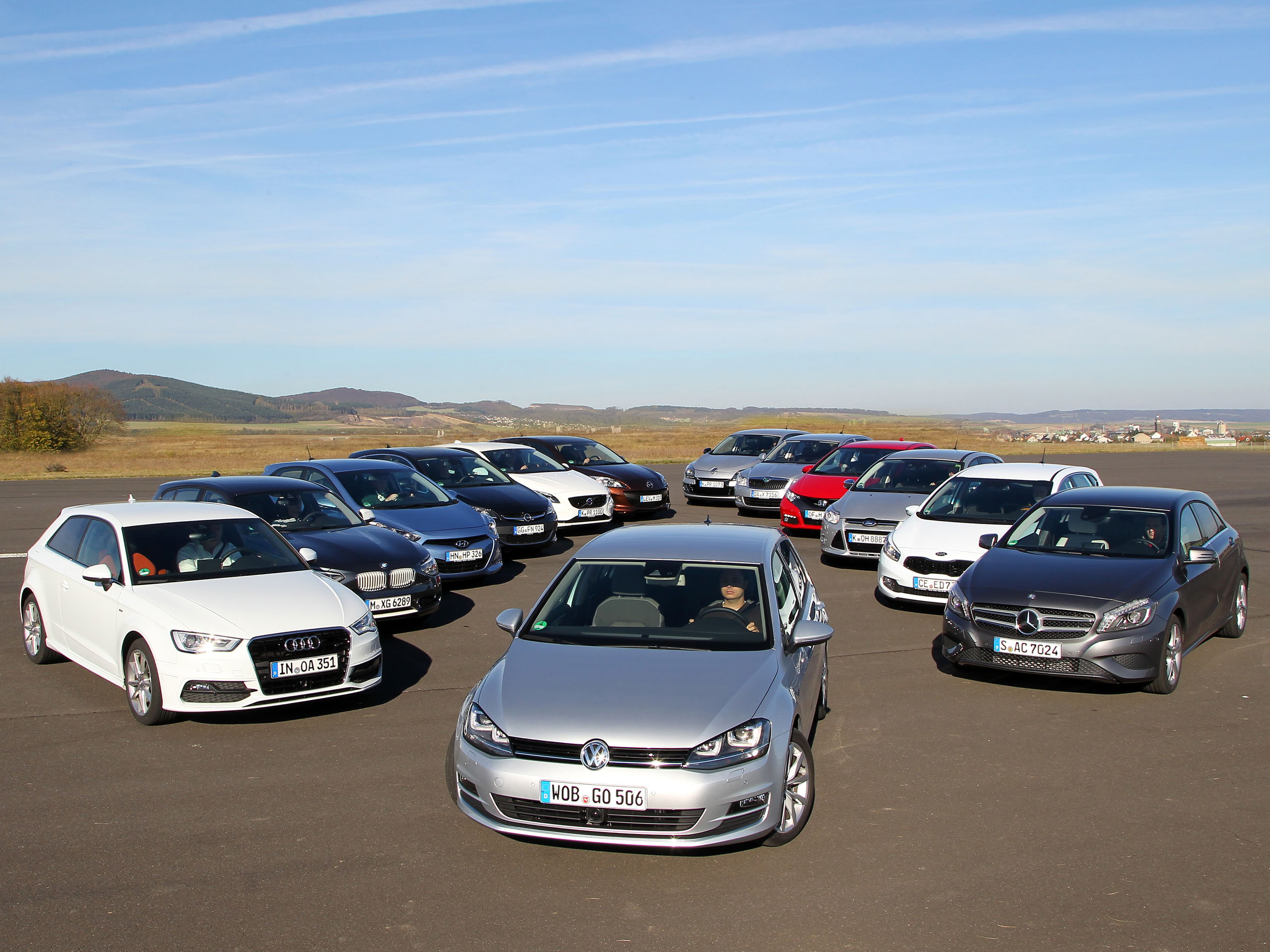 Neuer Vw Golf 7 Tdi Im Test 13 Kompaktklasse Modelle Im