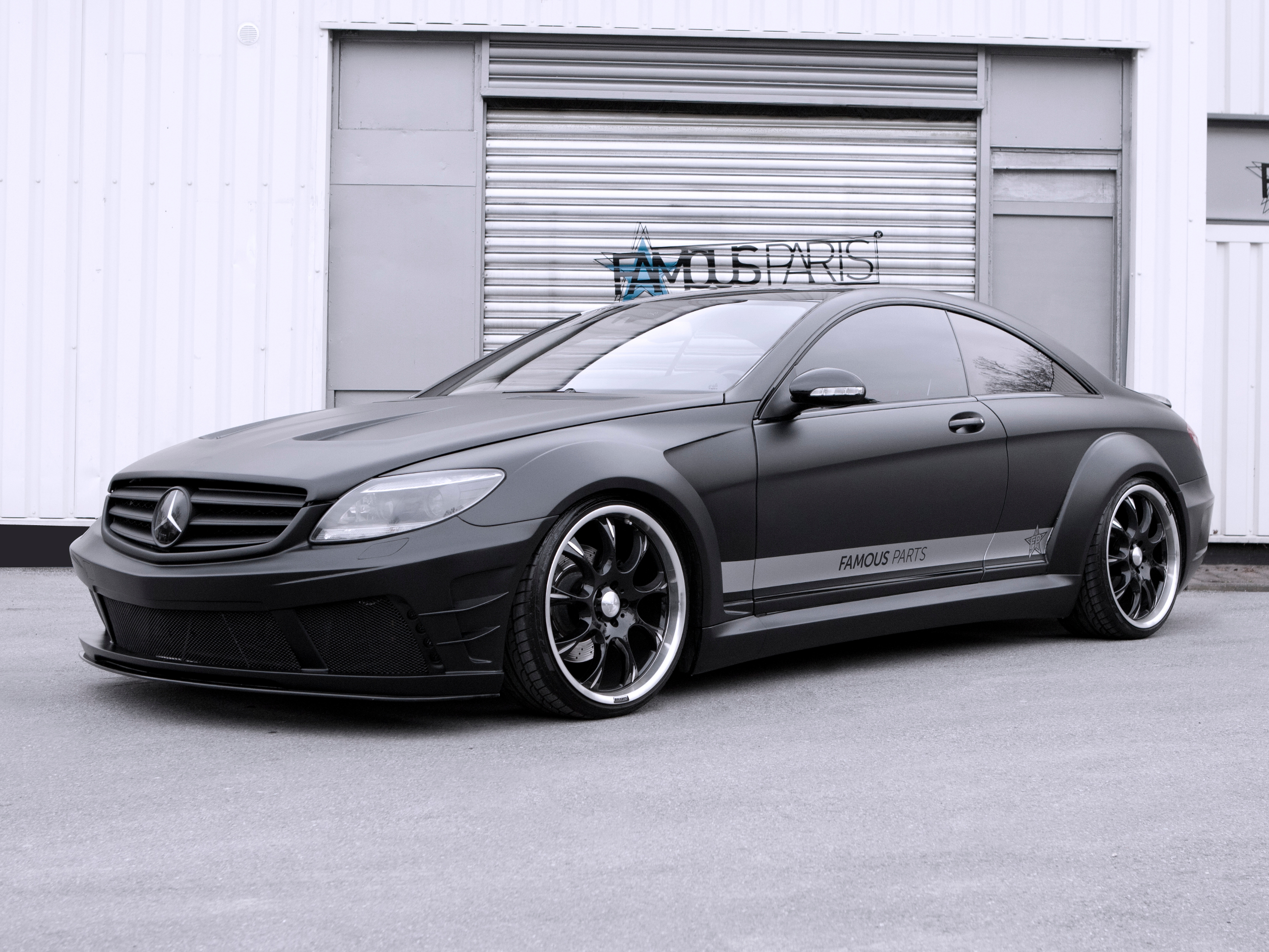 Famous Parts Mercedes Cl 500 Black Matte Edition Body Kit Prior