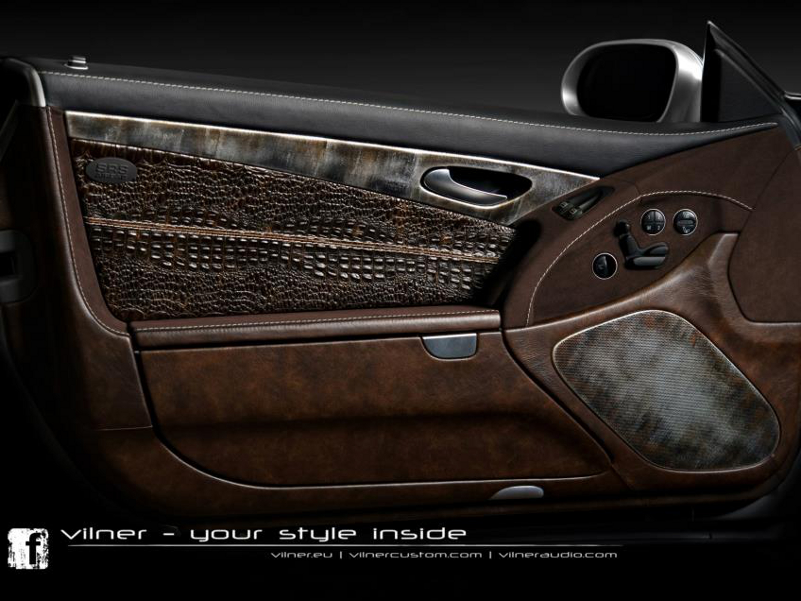 Innenraum-Tuner Vilner zeigt Leder-Interieur für Mercedes SL