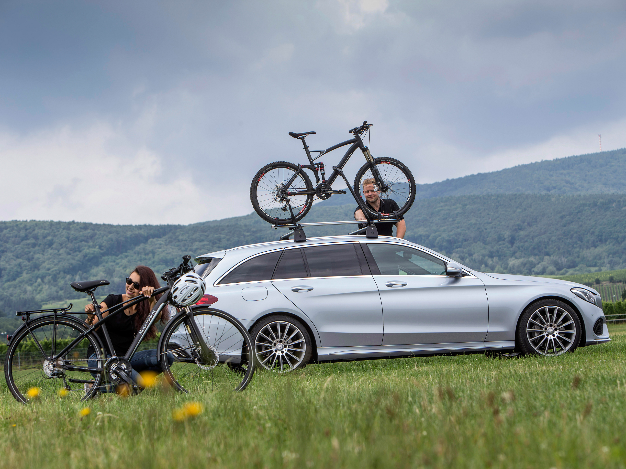 Mercedes C-Klasse T-Modell: Fahrradträger als Zubehör